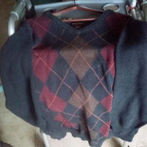 DXL Grey 5X Long Sleeve Sweater